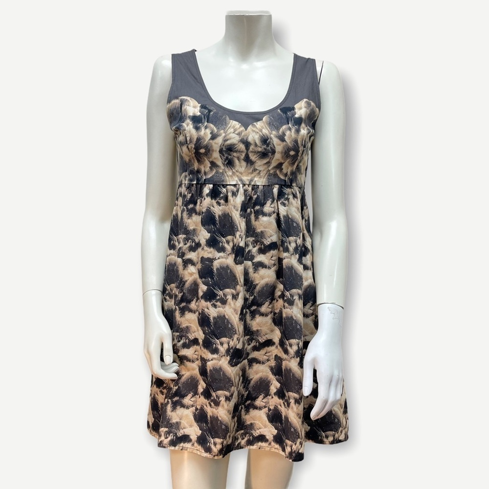 5/$20 URBAN OUTFITTERS kimchi blue grey floral dress 2